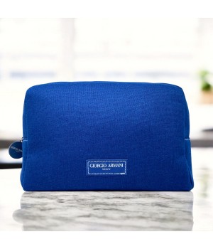 ARMANI 亞曼尼 藍色化妝包